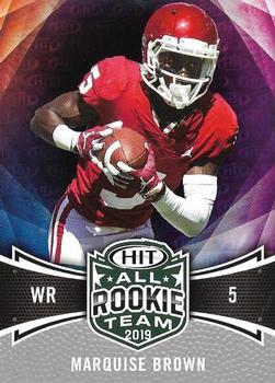 2019 SAGE HIT - Silver #136 Marquise Brown Front