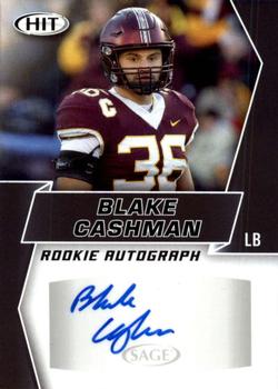2019 SAGE HIT - Autographs #A72 Blake Cashman Front