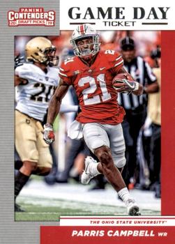 2019 Panini Contenders Draft Picks Collegiate - Game Day Ticket #20 Parris Campbell Front