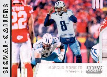 2019 Score - Signal-Callers #SC-28 Marcus Mariota Front