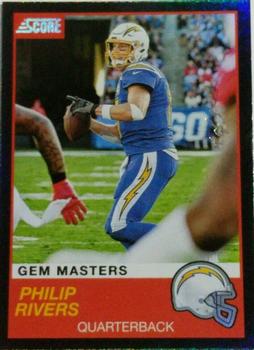 2019 Score - Gem Masters #22 Philip Rivers Front