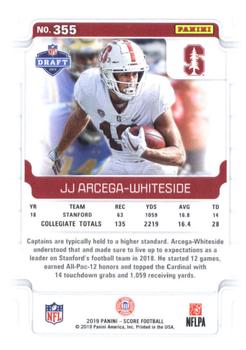 2019 Score - Purple #355 JJ Arcega-Whiteside Back