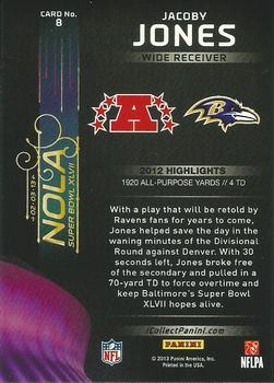 2013 Super Bowl XLVII NFL Experience #8 Jacoby Jones Back