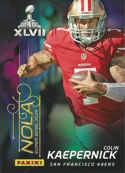 2013 Super Bowl XLVII NFL Experience #1 Colin Kaepernick Front