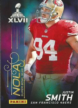2013 Super Bowl XLVII NFL Experience #6 Justin Smith Front