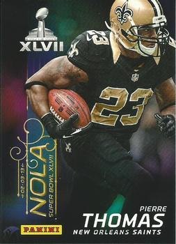2013 Super Bowl XLVII NFL Experience #2 Pierre Thomas Front