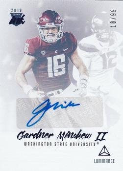 2019 Panini Luminance - Rookie Ink Blue #RI-GM Gardner Minshew II Front