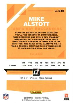 2019 Donruss #242 Mike Alstott Back