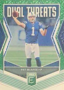 2019 Donruss Elite - Dual Threats Green #DT-10 Pat McAfee Front