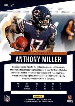 2019 Panini Prestige - Xtra Points Green #52 Anthony Miller Back