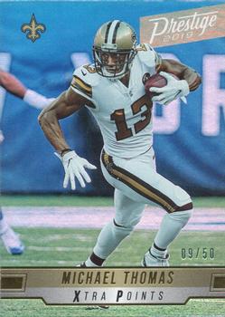 2019 Panini Prestige - Xtra Points Gold #9 Michael Thomas Front