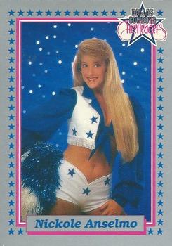 1992 Enor Dallas Cowboys Cheerleaders #1 Nickole Anselmo Front