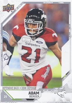 2019 Upper Deck CFL #8 Adam Berger Front