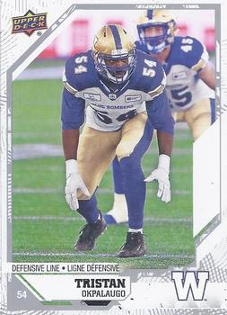 2019 Upper Deck CFL #42 Tristan Okpalaugo Front