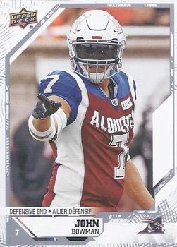 2019 Upper Deck CFL #108 John Bowman Front