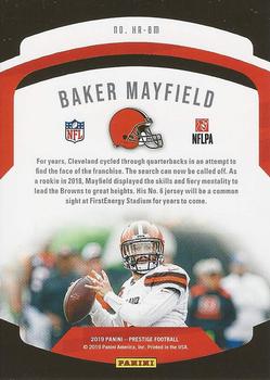 2019 Panini Prestige - Honor Roll #HR-BM Baker Mayfield Back