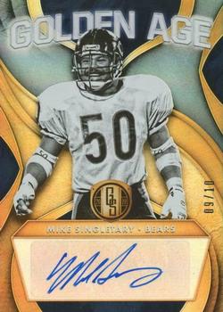 2019 Panini Gold Standard - Golden Age Autographs Platinum #GAA-MS Mike Singletary Front