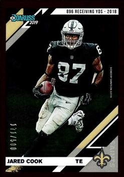 2019 Donruss - Season Stat Line #196 Jared Cook Front