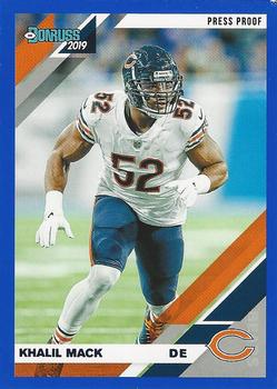 2019 Donruss - Press Proof Blue #53 Khalil Mack Front