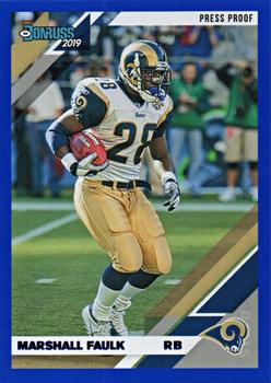 2019 Donruss - Press Proof Blue #145 Marshall Faulk Front