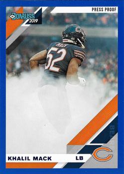 2019 Donruss - Press Proof Blue #53V Khalil Mack Front