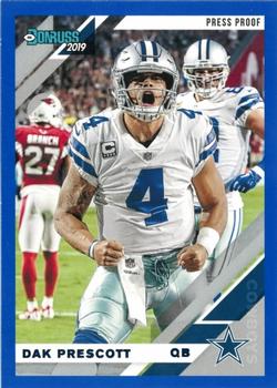 2019 Donruss - Press Proof Blue #73V Dak Prescott Front