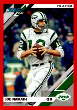 2019 Donruss - Press Proof Red #193 Joe Namath Front