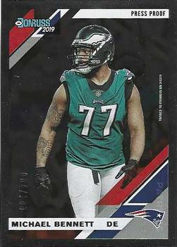 2019 Donruss - Press Proof Silver #207 Michael Bennett Front