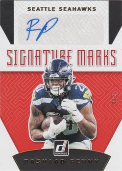 2019 Donruss - Signature Marks Red #SM-45 Rashaad Penny Front