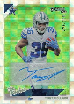 2019 Donruss - The Rookies Autographs #TR-37 Tony Pollard Front