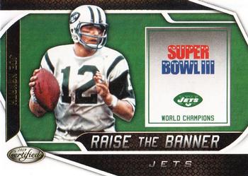 2019 Panini Certified - Raise the Banner #RTB-JN Joe Namath Front