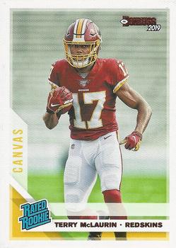 2019 Donruss - Rated Rookies Canvas #329 Terry McLaurin Front