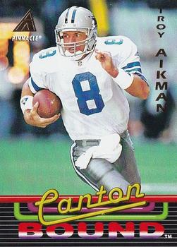 1994 Pinnacle Canton Bound #1 Troy Aikman Front