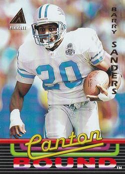 1994 Pinnacle Canton Bound #3 Barry Sanders Front