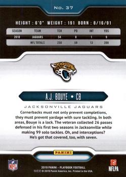 2019 Panini Playbook #37 A.J. Bouye Back