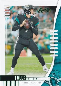 2019 Panini Absolute - Green #35 Nick Foles Front
