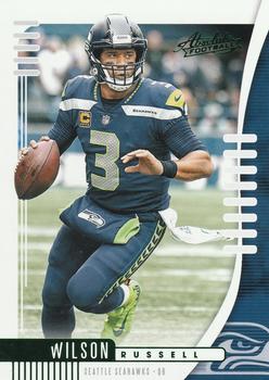 2019 Panini Absolute - Green #91 Russell Wilson Front