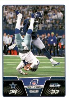 2019 Panini NFL Sticker Collection #15 NFC Wild Card Front