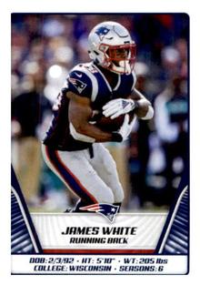 2019 Panini NFL Sticker Collection #69 James White Front