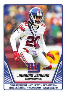 2019 Panini NFL Sticker Collection #318 Janoris Jenkins Front