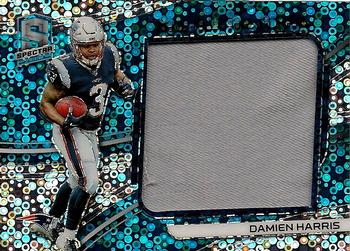 2019 Panini Spectra - Monumental Memorabilia Neon Blue #MM-9 Damien Harris Front