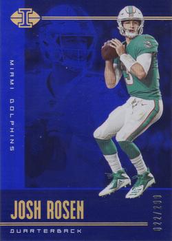 2019 Panini Illusions - Trophy Collection Blue #63 Josh Rosen Front
