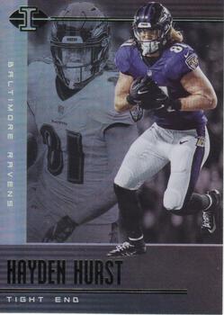 2019 Panini Illusions - Trophy Collection Emerald #10 Hayden Hurst Front