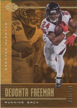 2019 Panini Illusions - Trophy Collection Gold #29 Devonta Freeman Front