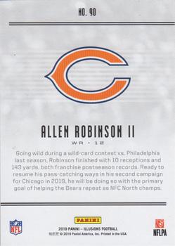 2019 Panini Illusions - Trophy Collection Red #90 Allen Robinson II Back