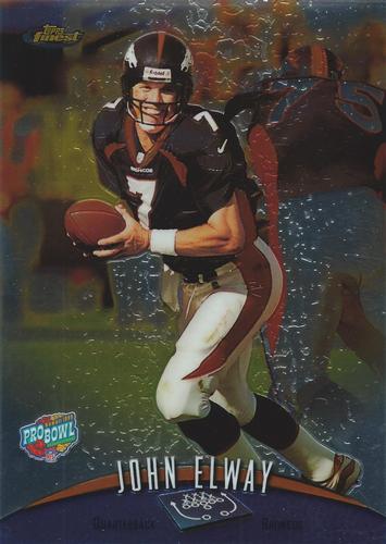 1998-99 Finest Pro Bowl Jumbos - 5x7 #1 John Elway Front
