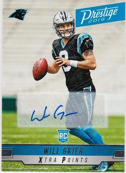 2019 Panini Prestige - Rookie Xtra Points Signatures Blue #219 Will Grier Front