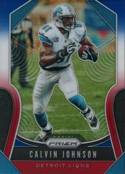 2019 Panini Prizm - Red White and Blue #276 Calvin Johnson Front