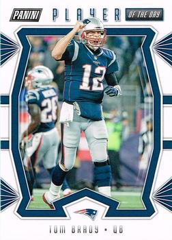 2019 Panini Player of the Day #19 Tom Brady Front