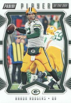 2019 Panini Player of the Day #36 Aaron Rodgers Front